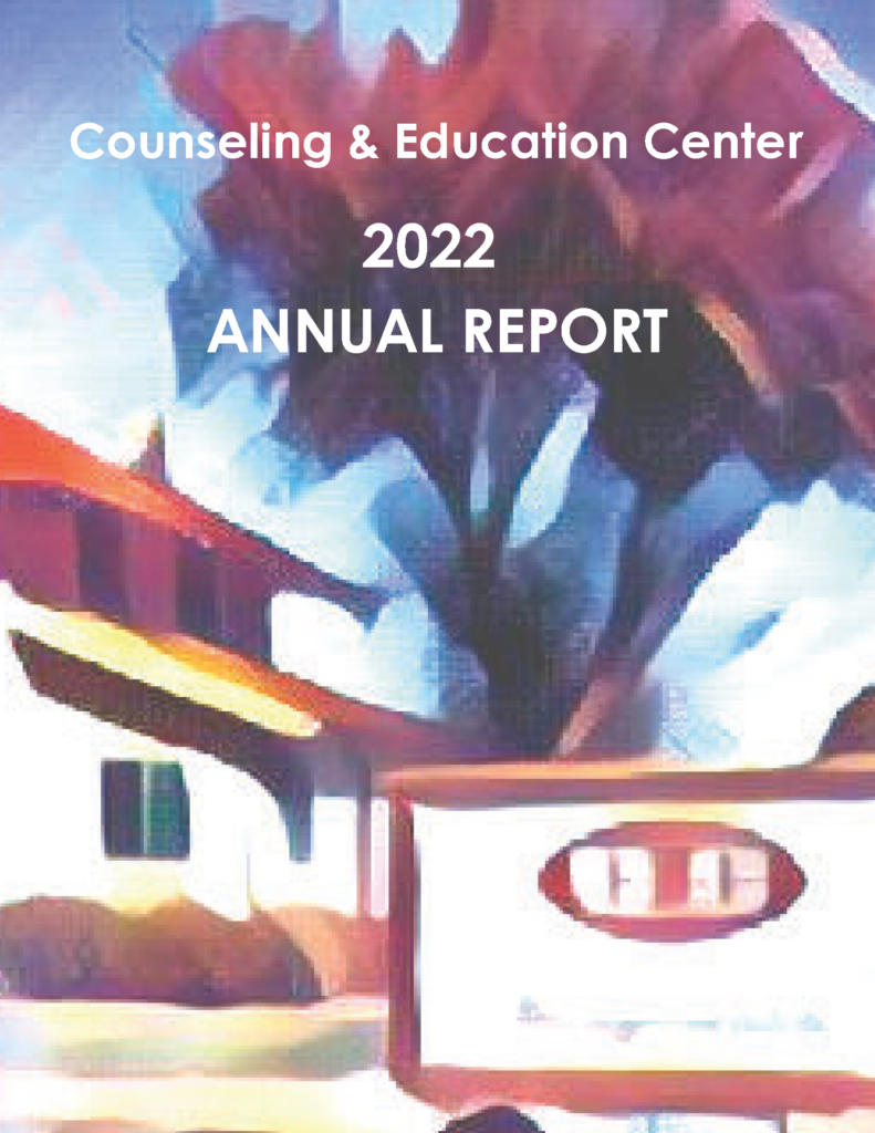 Cover page of CEC's 2022 annual report